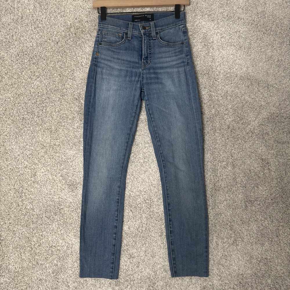 Veronica Beard Debbie Skinny High Rise Keystone‎ Wash - Size 24